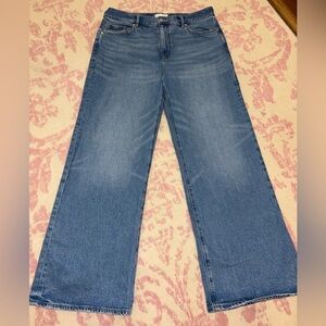 LOFT Medium Blue Wide Leg Jeans Women’s size 10 30